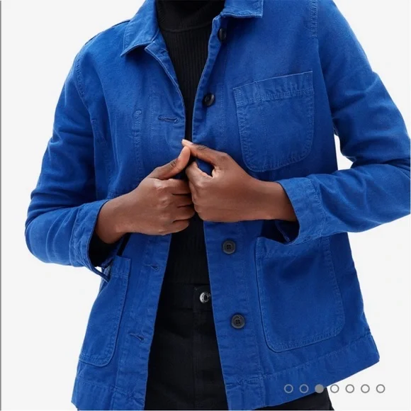 NWT Everlane The Chore Jacket in Bleu De Travail Size XS - Picture 11 of 11